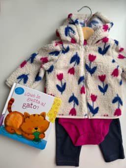 Conunto de chaqueta de flores — vista principal