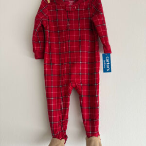 Pijama navideña roja