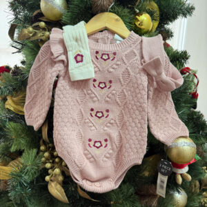 Conjunto body de lana