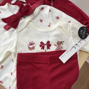 Set 4 piezas navideñas