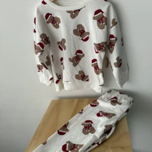 Conjunto oso de navidad