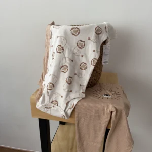 Set de bodys y pantalon color naranja